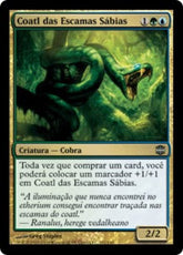 Coatl das Escamas Sábias / Lorescale Coatl - Magic: The Gathering - MoxLand